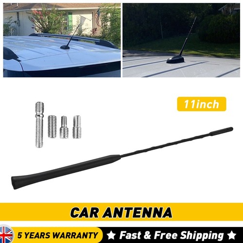 Black inch car antenna mast - 11,