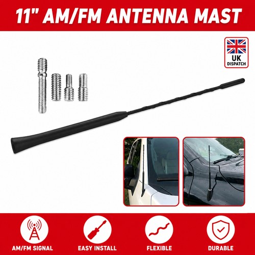 Inch black radio aerial - 11,