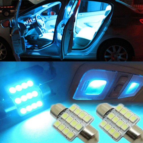 2pcs ice blue 12smd - 2pcs, led