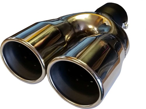 Twin exit exhaust tail trim - tail,