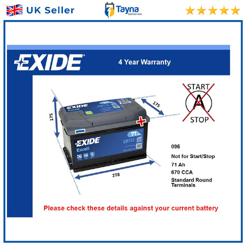 Battery fits nissan - fits, juke