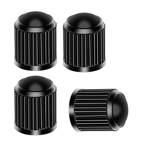 Black plastic alloy wheel dust - alloy,