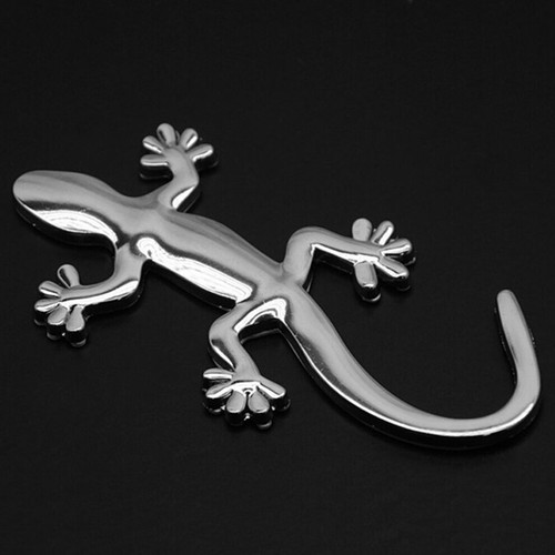 Silver gecko design lizard - 3d,