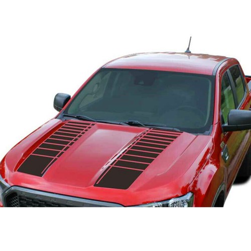 Vehicle bonnet hood stickers - hood,