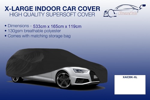 Black indoor car cover - indoor,