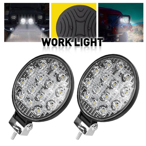 Round offroad 12v 24v - round, 4"