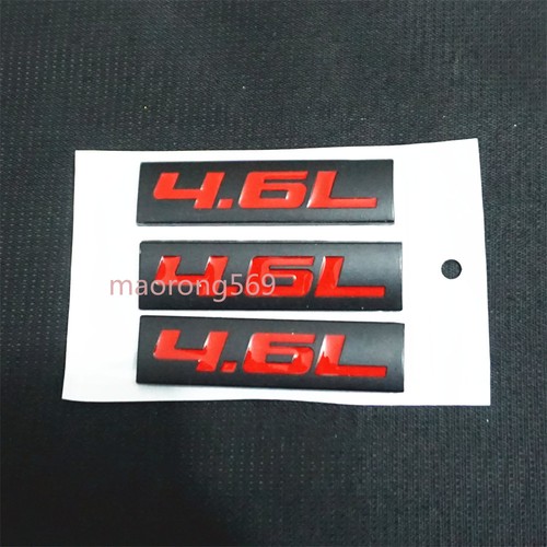 Red matte black - 3x, 4.6l