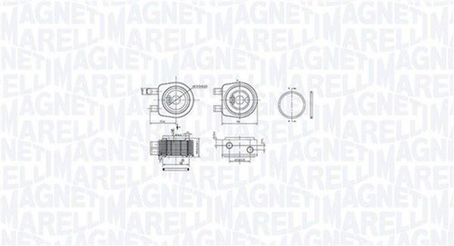 Engine oil cooler - engine,